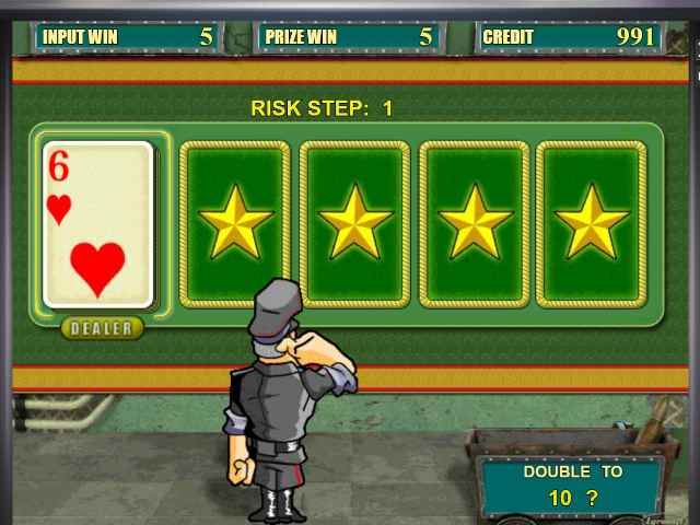 Рискованный раунд в слоте Резидент Риск-игра в слоте Resident